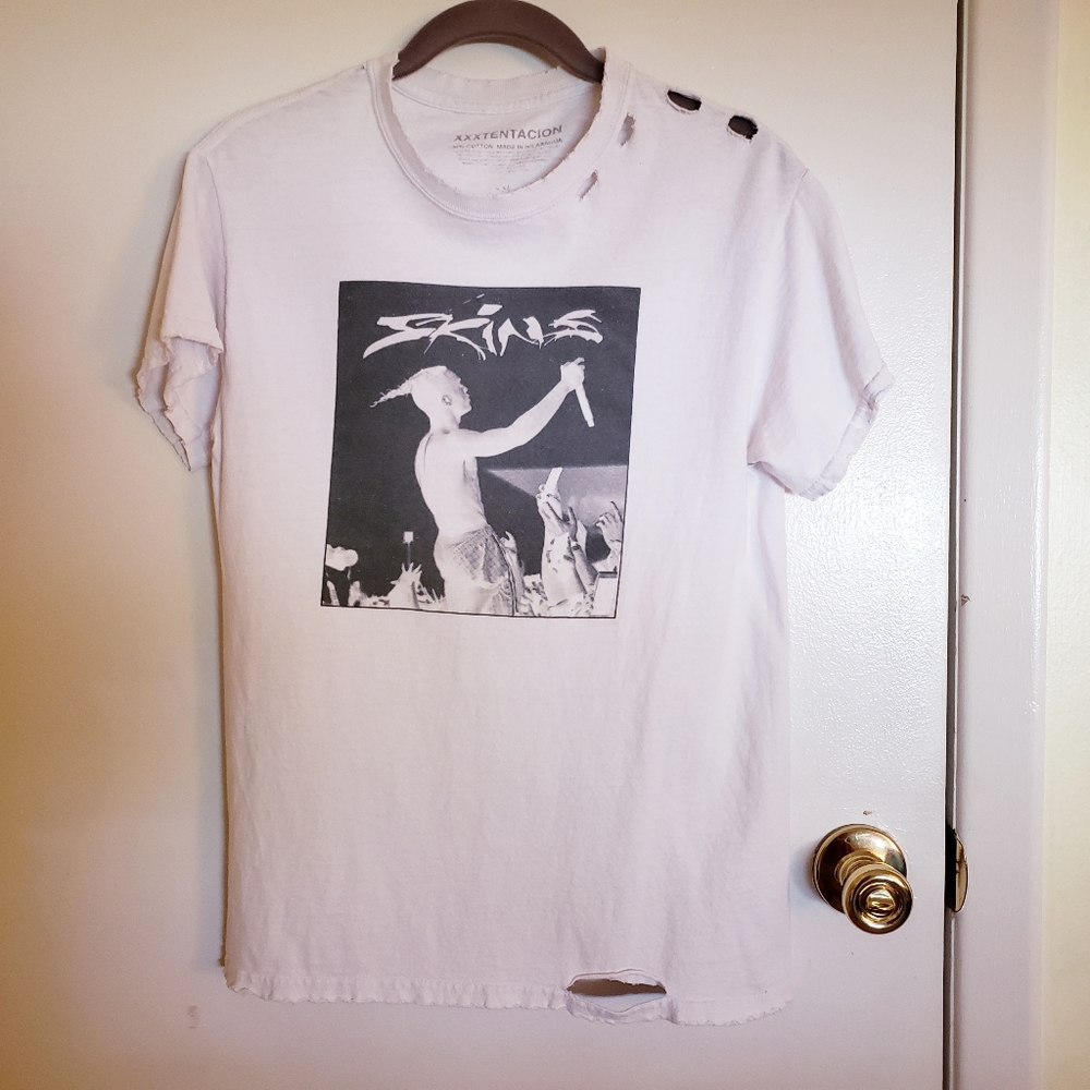 XXXTentacion Skins Distressed Tee SML